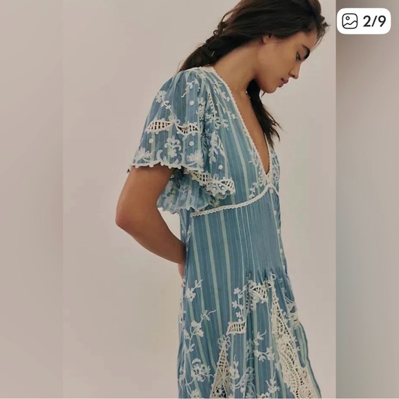 Free People Blue Bonnet Maxi Dress - Picture 2 of 3